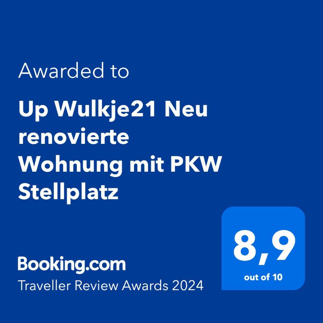 Up Wulkje21 Neu Renovierte Wohnung Mit Pkw Stellplatz Emden Exterior foto